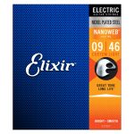 Elixir Nanoweb 009-046 Electric Guitar Strings for Bright Sound
