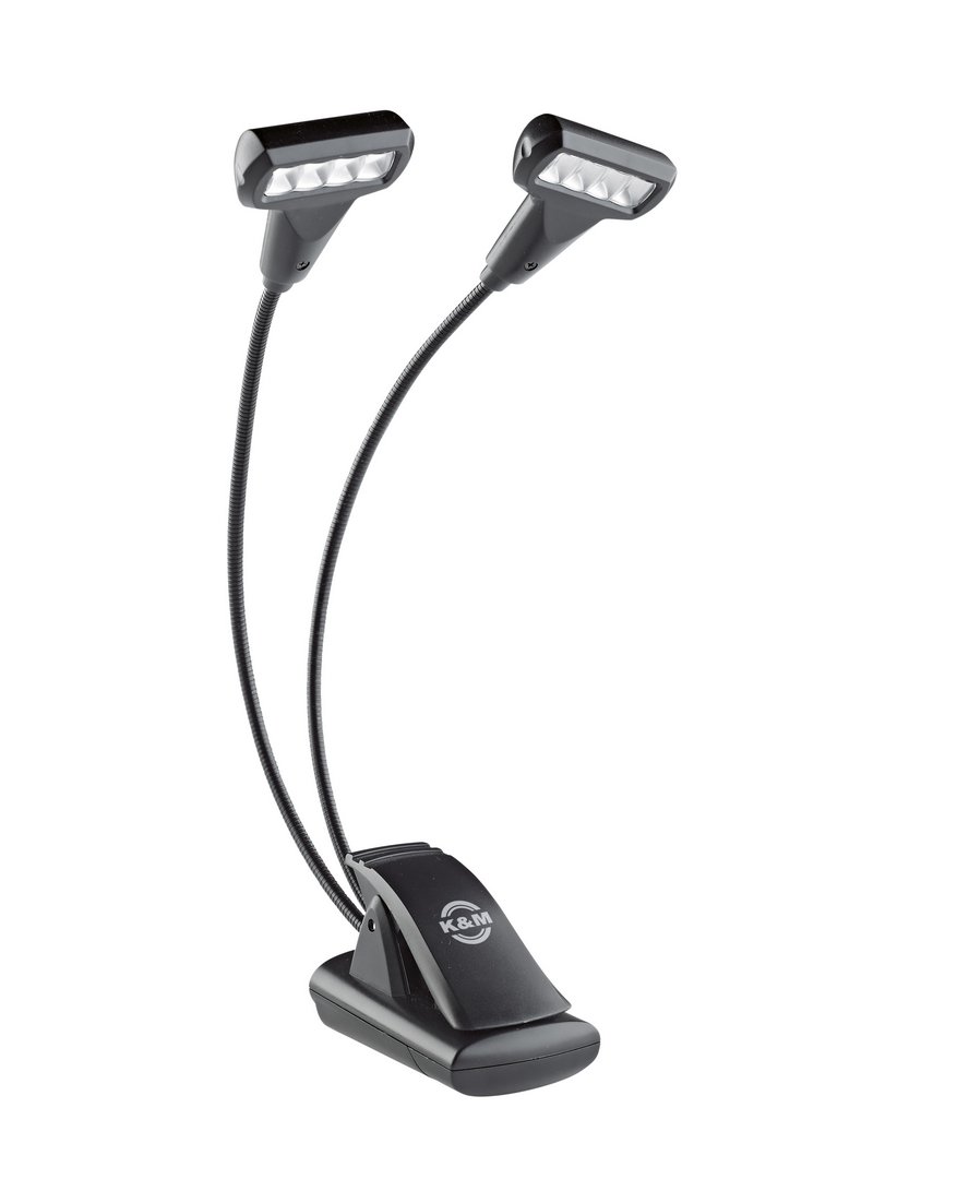 Konig & Meyer Dual-Head LED Music Stand Light with Adjustable Brightness, product image from Cggeorgallis