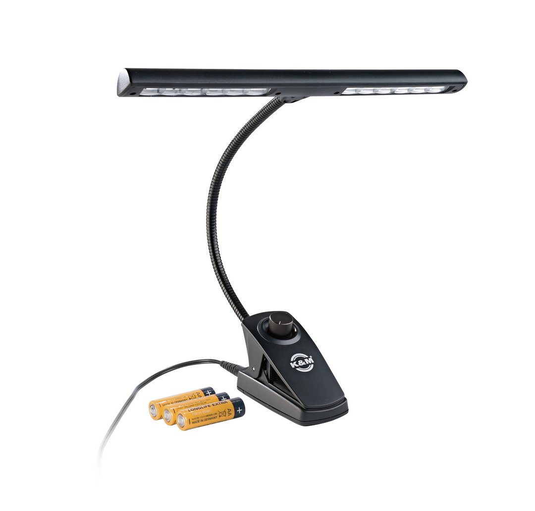 Konig & Meyer Versatile 12-LED Music Stand Light with Dimmer & Gooseneck, product image from Cggeorgallis