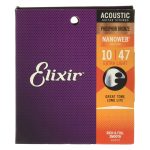 Elixir Nanoweb Phosphor Bronze Acoustic Strings 010-047