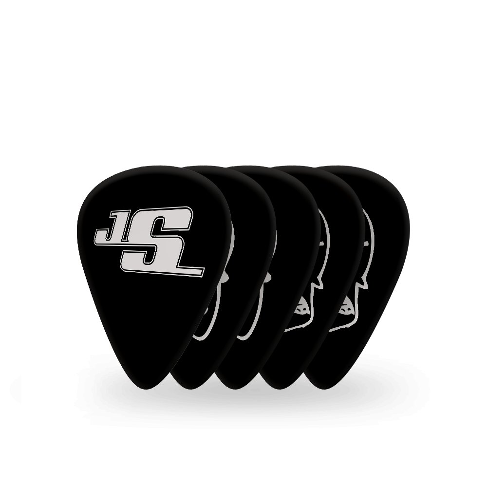 Planet Waves Joe Satriani Signature Guitar Picks – 10 Unique Black Designs, product image from Cggeorgallis
