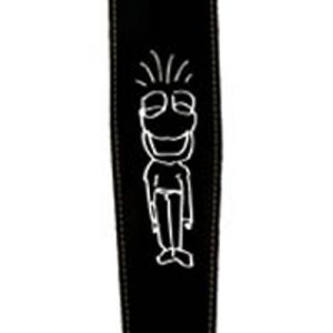 Joe Satriani Frog Man Leather Guitar Strap - Adjustable & Stylish
