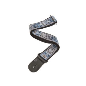 Tiki Jacquard Nylon Guitar Strap - Durable and Unique Design