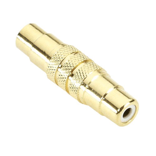 Adam Hall Gold-Plated RCA Female Adapter for Superior Audio Connections, product image from Cggeorgallis