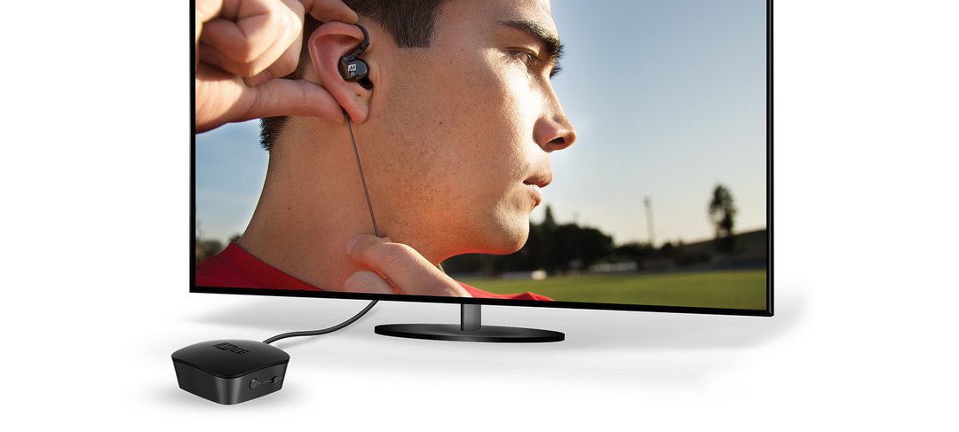 MEE Audio Universal Bluetooth Audio Transmitter for Dual TV Sound, product image from Cggeorgallis