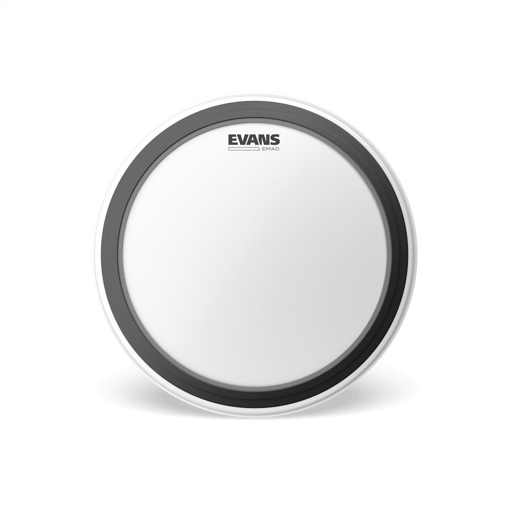 Evans 20″ EMAD Coated Bass Drumhead for Impactful Beats, product image from Cggeorgallis
