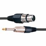 Pro 6 m XLR to 1/4" Jack Microphone Cable for Superior Audio