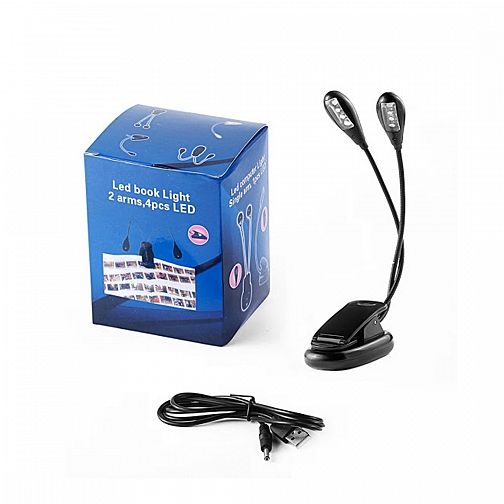 Daniel Guitars Rechargeable USB Desk Light with Flexible Arm & 4 LEDs, product image from Cggeorgallis