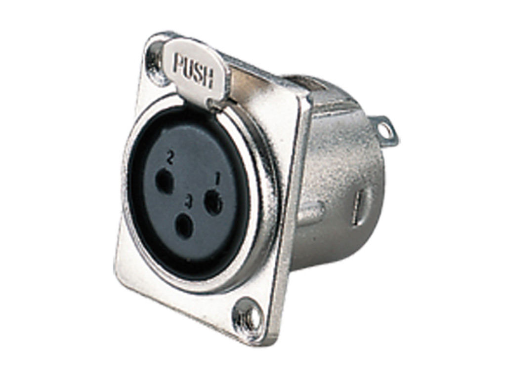 Audio Music Systems CNC1056 XLR Female Chassis Mount for Durable Connections, product image from Cggeorgallis
