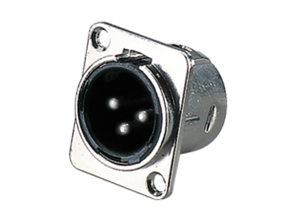 Audio Music Systems CNC XLR Male Chassis Mount Connectors, product image from Cggeorgallis
