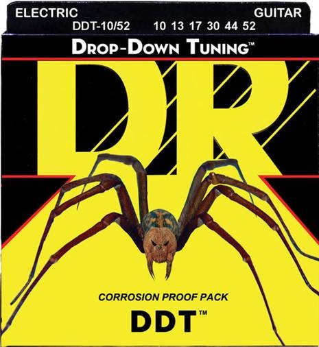 DR Strings Heavy-Duty DR Drop-Down Tuning Strings 10-52 for Electric Guitars, product image from Cggeorgallis