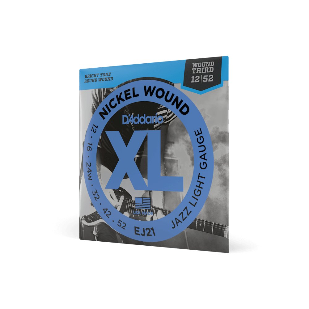 D'addario D’Addario EJ21 Jazz Light Nickel Electric Guitar Strings Set, product image from Cggeorgallis
