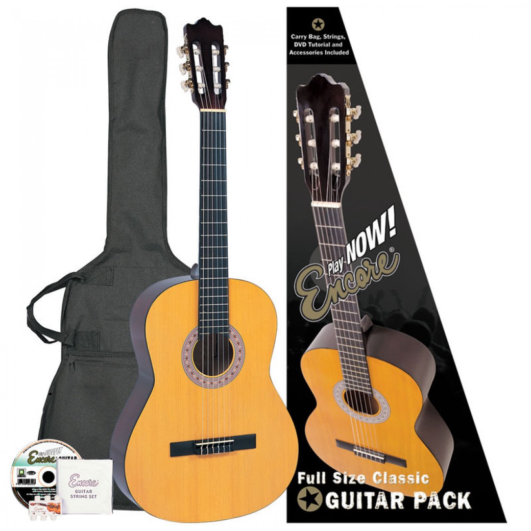 Encore 4/4 Size Classic Guitar Set – Elevate Your Music Journey, product image from Cggeorgallis