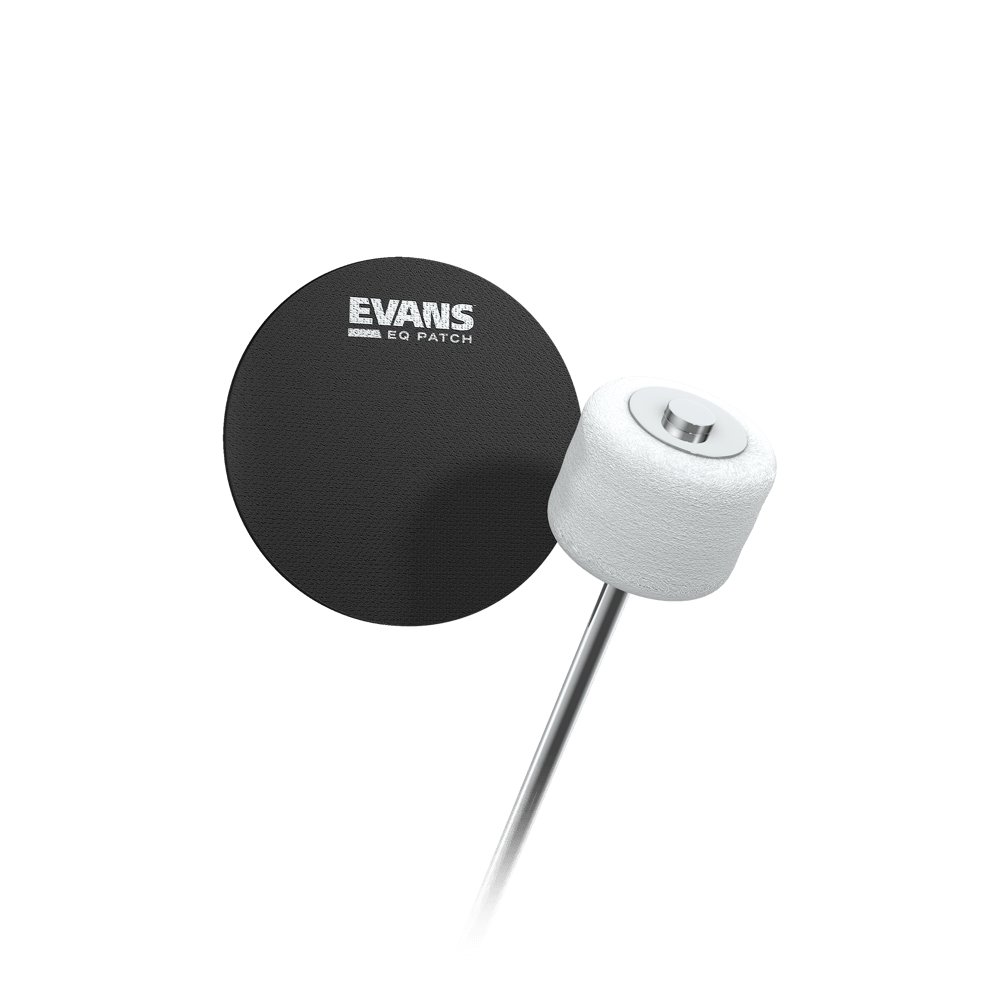 Evans Non-Slip Black Nylon Bass Drum Patch for Enhanced Performance, product image from Cggeorgallis