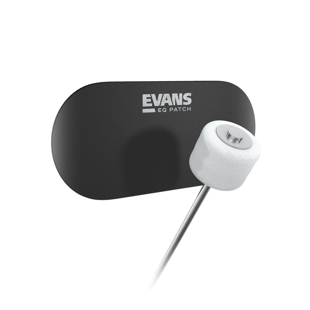 Evans Durable Black Nylon Double Patch for Enhanced Bass Drum Play, product image from Cggeorgallis