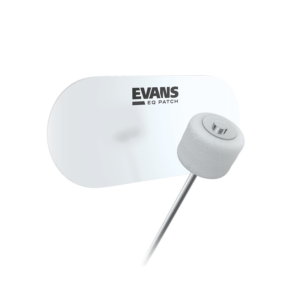 Evans Non-Slip Clear Bass Drum Patch for Double Pedals, product image from Cggeorgallis
