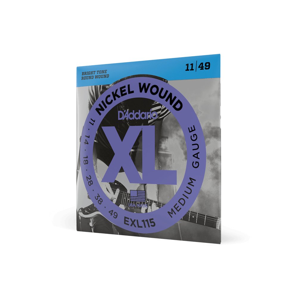 D'addario D’Addario XL115 Jazz & Blues Guitar Strings – Bright Tone, 11-49, product image from Cggeorgallis