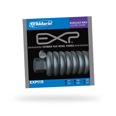 D'addario D’Addario EXP115 Electric Guitar Strings for Rich Blues Tone, product image from Cggeorgallis