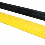 Heavy-Duty Black Cable Ramp - Safe Pathway Protector 100 cm