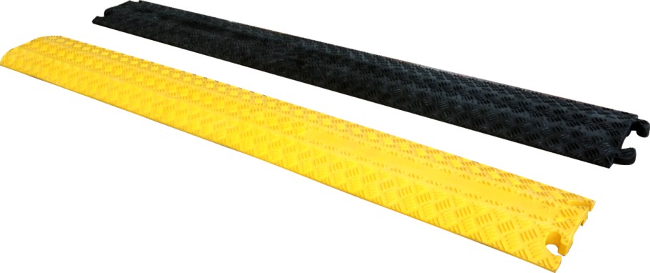 Fos Technologies Heavy-Duty Black Cable Ramp – Safe Pathway Protector 100 cm, product image from Cggeorgallis