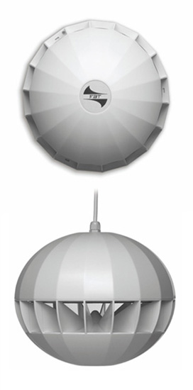 Spherical ABS Pendant Light - 360° Dispersion, 20 W Power
