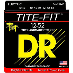 DR Tite-Fit Nickel Plated Electric Jazz: Versatile Sizes Available
