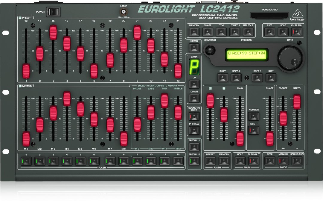 Behringer Efficient 24-Channel Light Console for Seamless Control, product image from Cggeorgallis