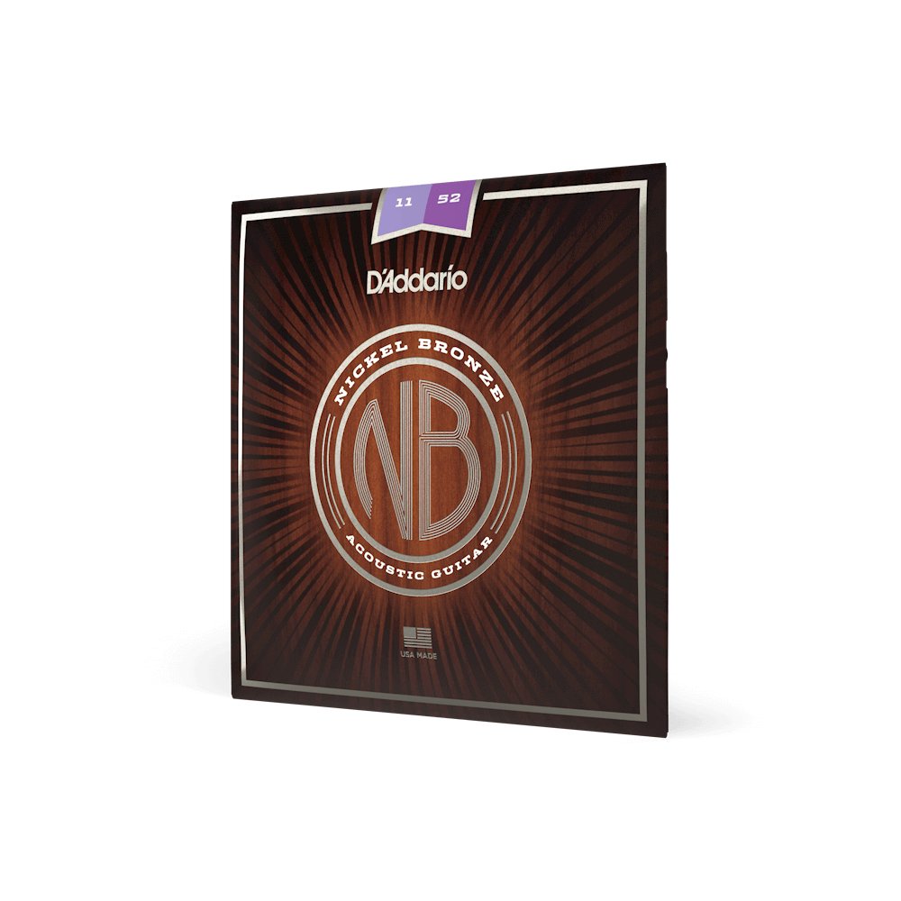 D'addario Custom Light 11-52 Nickel Bronze Strings for Enhanced Tone, product image from Cggeorgallis