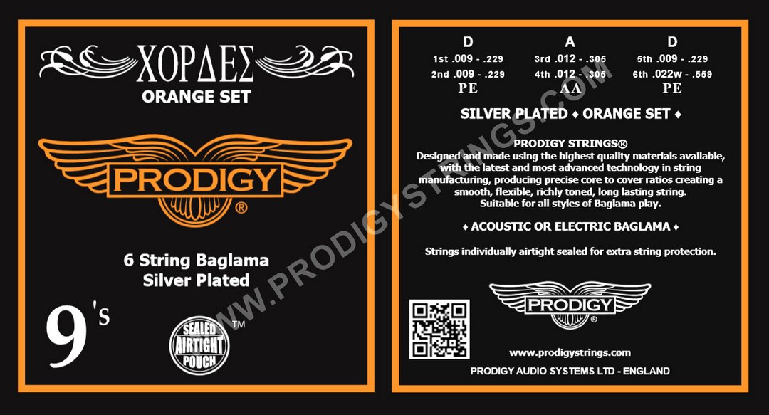 Prodigy Audio Systems Premium Silver-Plated 6 String Baglama for Superior Sound, product image from Cggeorgallis