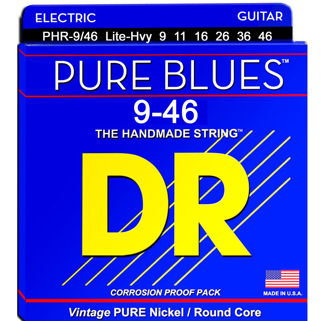 DR Strings DR Pure Nickel Electric Strings: Lite to Heavy Variants, product image from Cggeorgallis