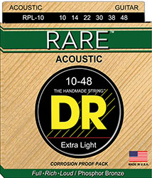 DR Strings PRE-ALLOY™ Phosphor Bronze Strings – Bright, Balanced Tone, product image from Cggeorgallis