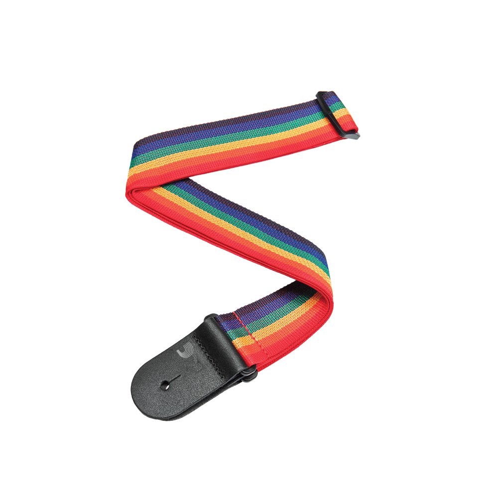 Planet Waves Vibrant Rainbow Polypro Guitar Strap for Ultimate Comfort, product image from Cggeorgallis