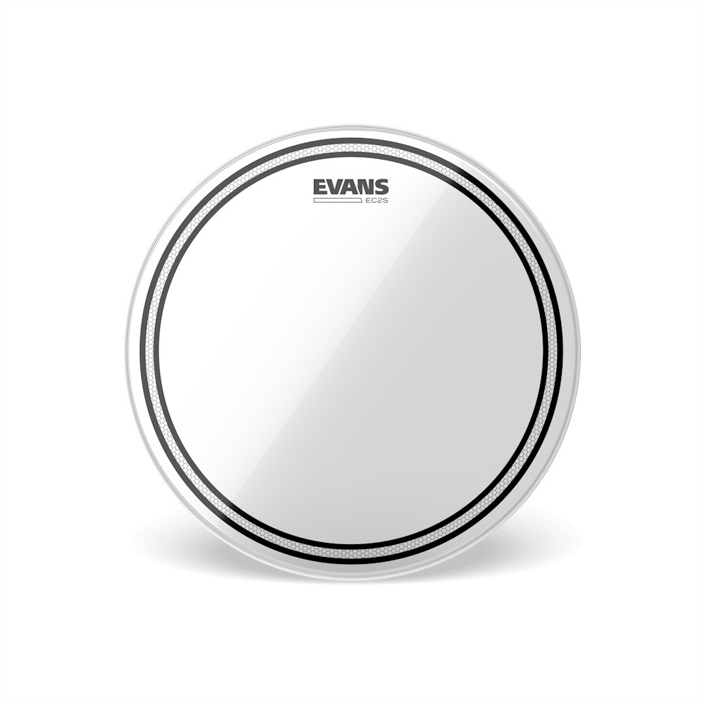 Evans EC2 S 8″ Clear Tom Drumhead – Enhanced Attack & Sustain, product image from Cggeorgallis