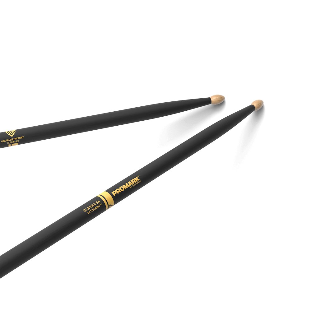 Promark Activegrip Classic 5 A Hickory Drumsticks for Ultimate Control, product image from Cggeorgallis