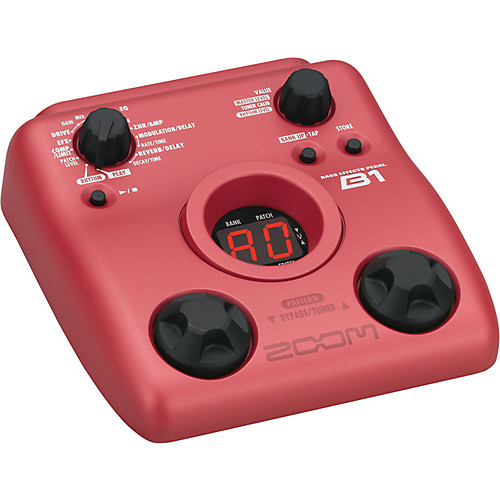 Zoom Corporation Elevate Your Sound with Zoom B1 Four Bass Effect Pedal, product image from Cggeorgallis