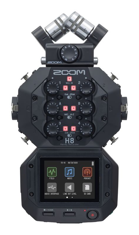 Zoom Corporation ZOOM H8, product image from Cggeorgallis
