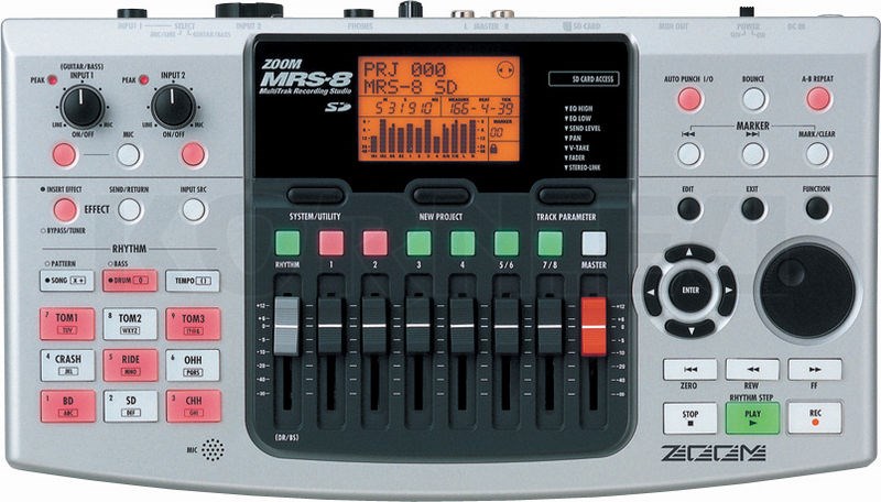 Zoom Corporation ZOOM MRS-8SD, product image from Cggeorgallis