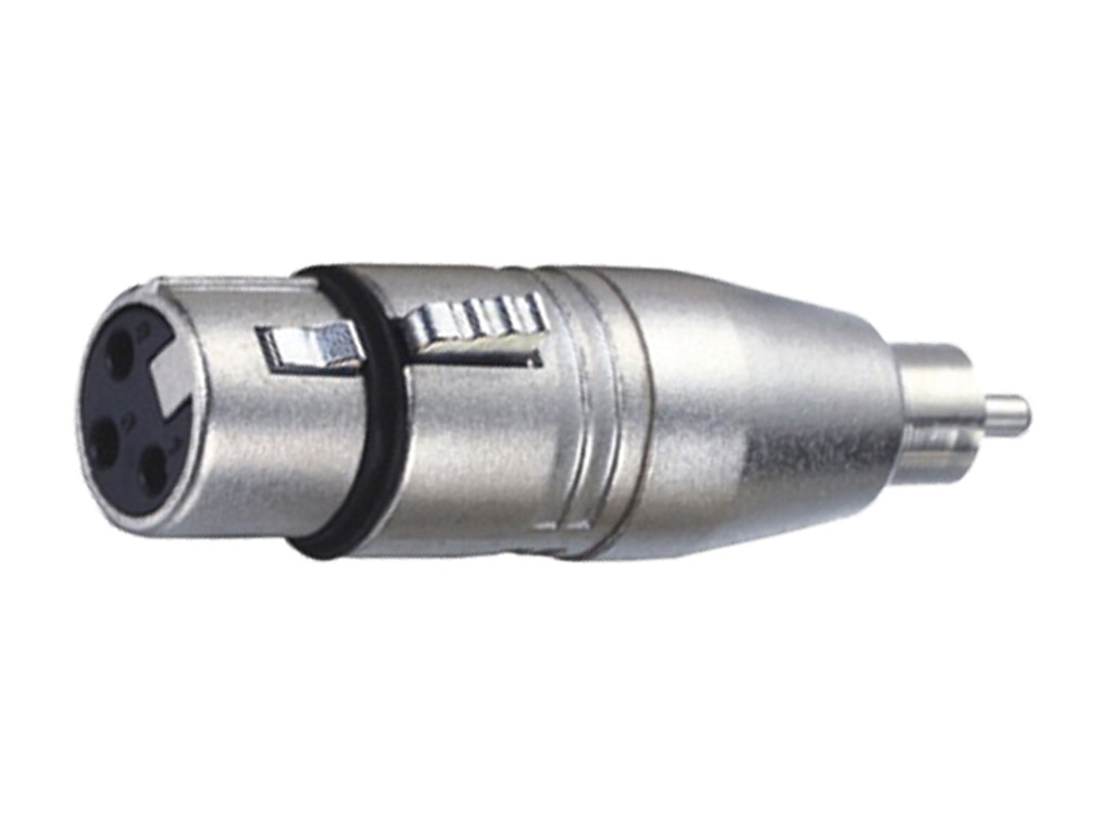 Audio Music Systems Premium Silver Female XLR to Male RCA Adapter 4-Pack, product image from Cggeorgallis