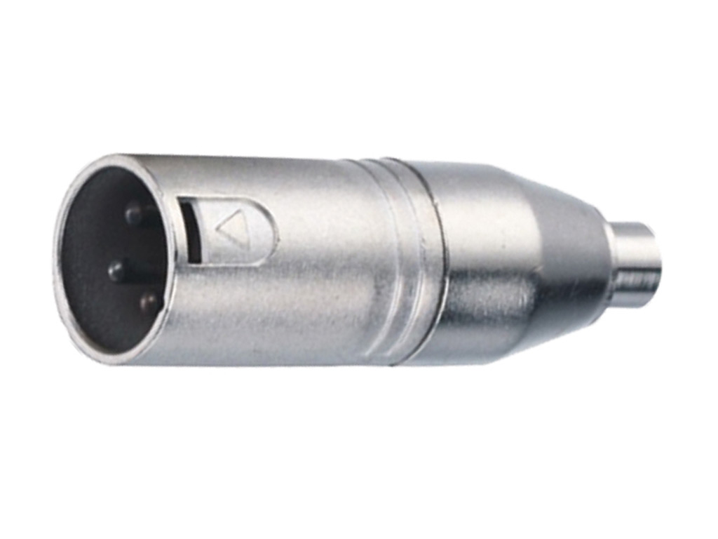 Audio Music Systems Pro XLR to RCA Male Adapter Set – 4 Silver Connectors, product image from Cggeorgallis