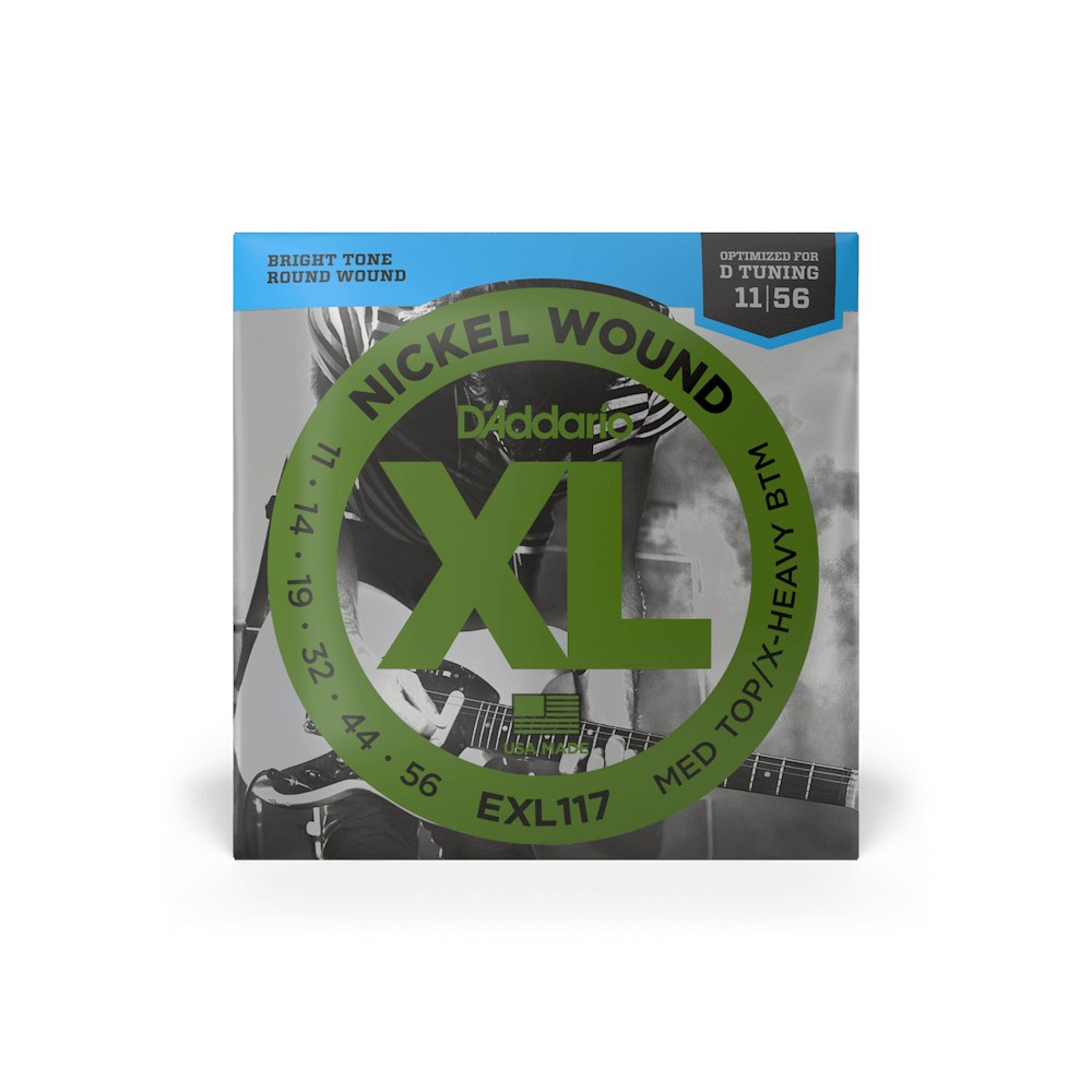 D'addario Versatile XL Nickel Wound Guitar Strings 11-56 for Down Tuning, product image from Cggeorgallis