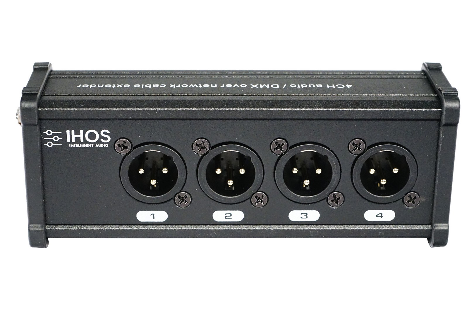 Ixos 4-Channel Audio Signal Extender Over CAT5 e with XLR Connectors, product image from Cggeorgallis