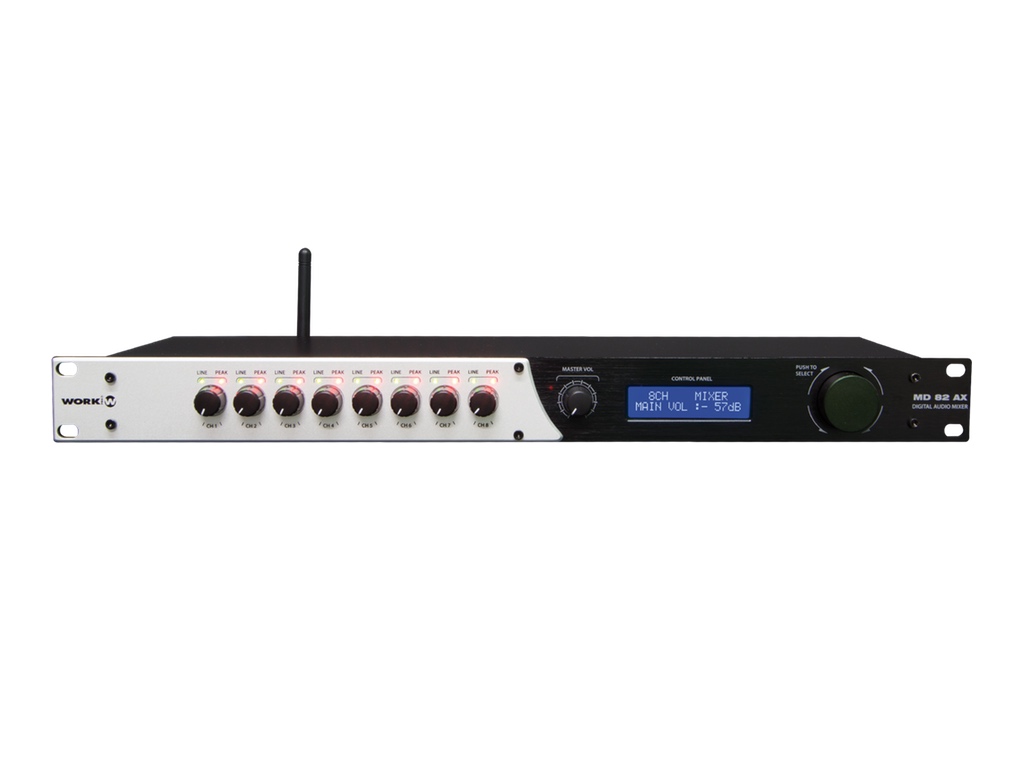 Equipson 8-Channel Digital Mixer with Bluetooth & Phantom Power Control, product image from Cggeorgallis