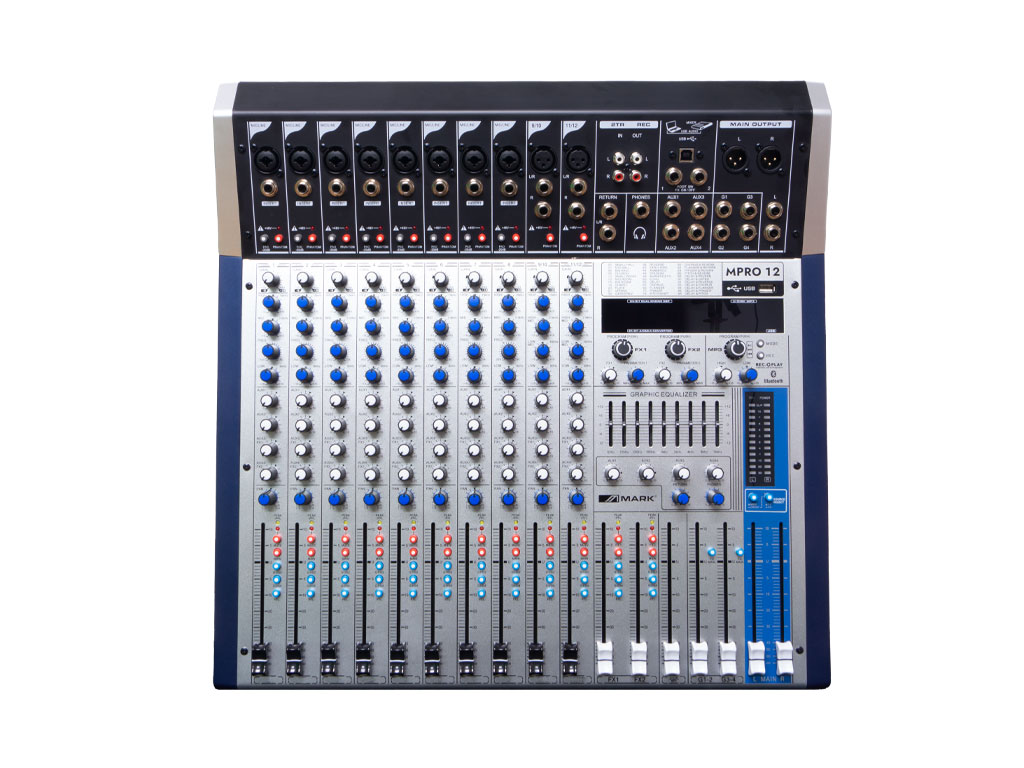 Equipson Versatile Mixer with 8 Mono Inputs, USB & Bluetooth Connectivity, product image from Cggeorgallis