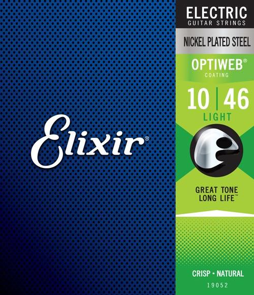 Elixir Electric Guitar Strings 09-42 with OPTIWEB Coating, product image from Alto Music