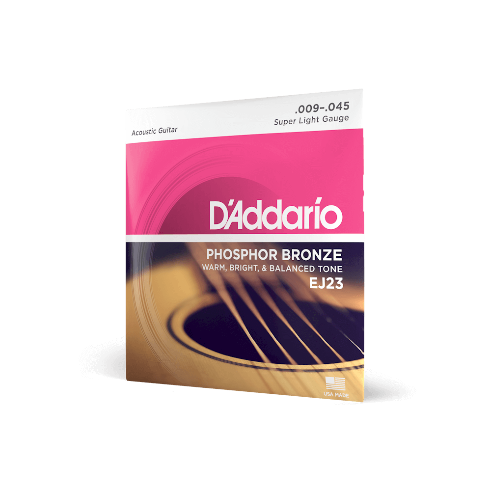 D'addario D’Addario 9-45 Super Light Phosphor Bronze Guitar Strings, product image from Cggeorgallis