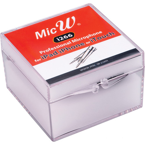 Mic W MicW i266 Cardioid Broadcasting Microphone for iPad, iPhone and iPod touch, product image from Cggeorgallis