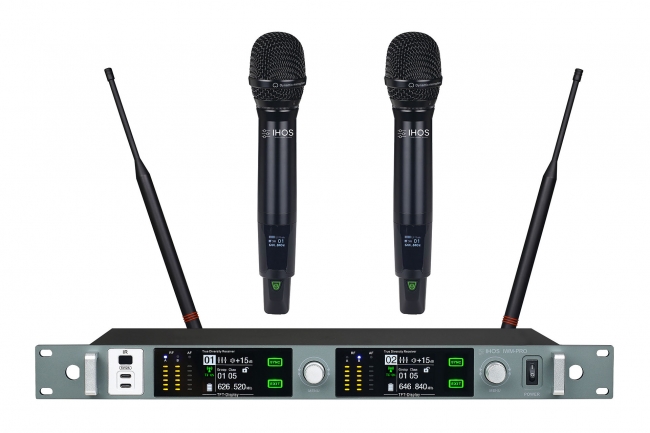 Ixos Professional UHF Wireless Microphone System for Stage Use, product image from Cggeorgallis