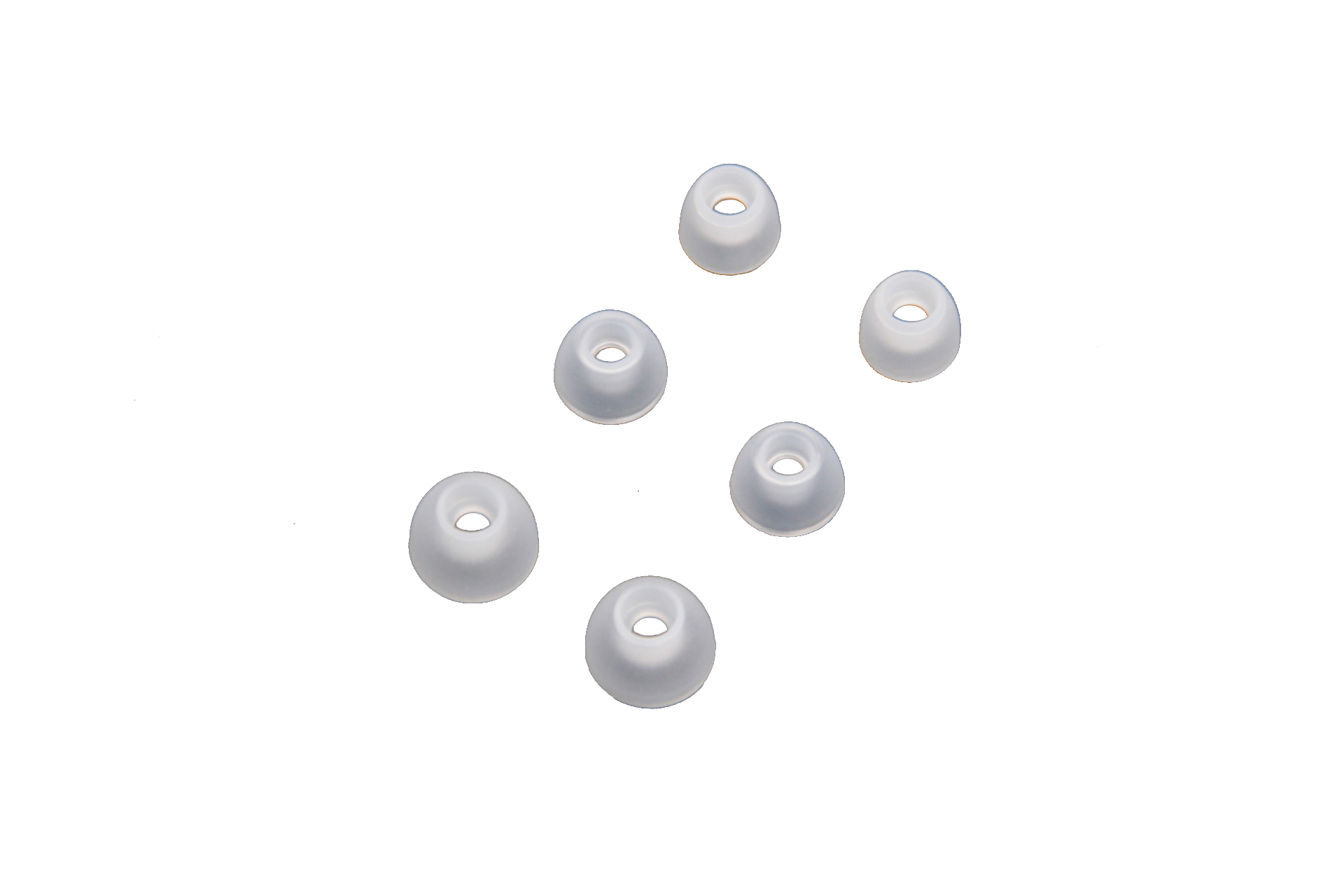 Premium Silicone Eartips for KZ Earphones – 3 Sizes, White, product image from Cggeorgallis