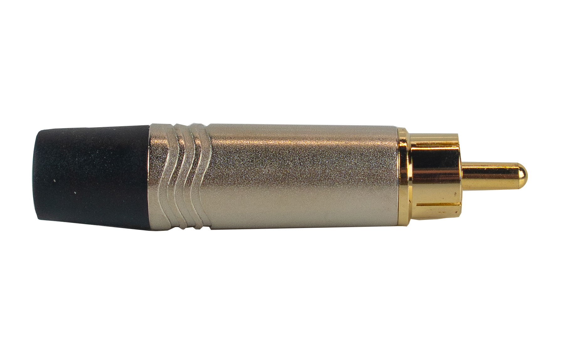 Equipson Seamless Audio Connection RCA Male Aerial Plug Chrome Black, product image from Cggeorgallis