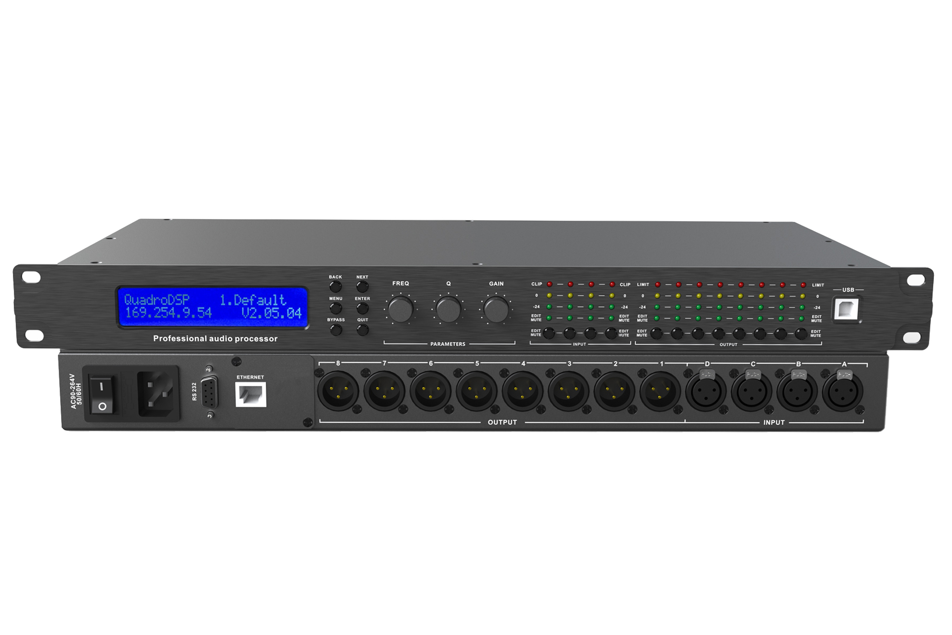 Ixos Quadro DSP, product image from Cggeorgallis